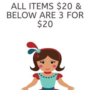Bundle 3 items that are priced $20 not over 5 pounds
